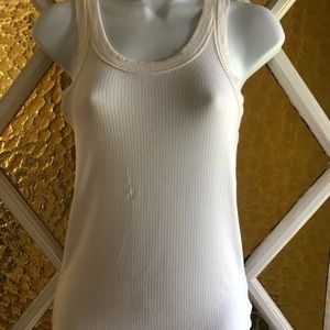 American Eagle white ribbed tank top